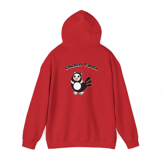 Chicken Panda, Humor, Quirky - Unisex Heavy Blend™ Hooded Sweatshirt