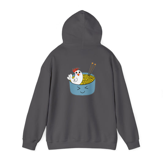 Chicken Noodles, Humor, Punny, Quirky - Unisex Heavy Blend™ Hooded Sweatshirt