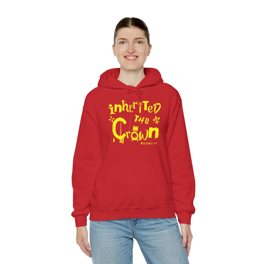 Inherited The Crown Galatians 4:7 - Heavy Blend™ Hooded Pullover Sweater