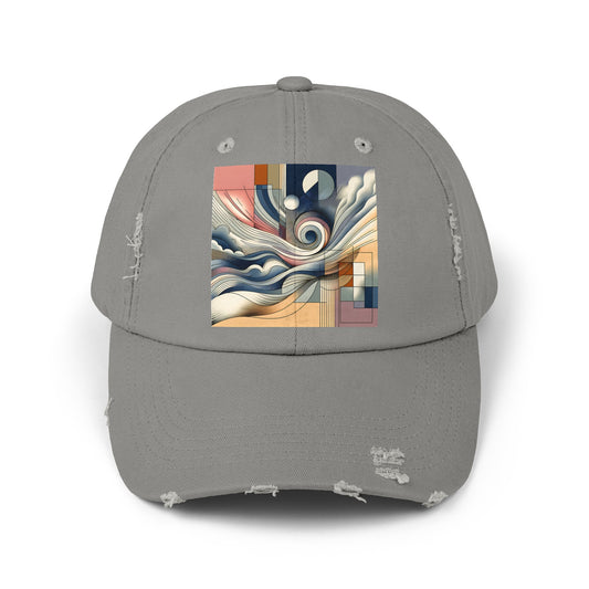 Abstract Breath - Unisex Distressed Cap