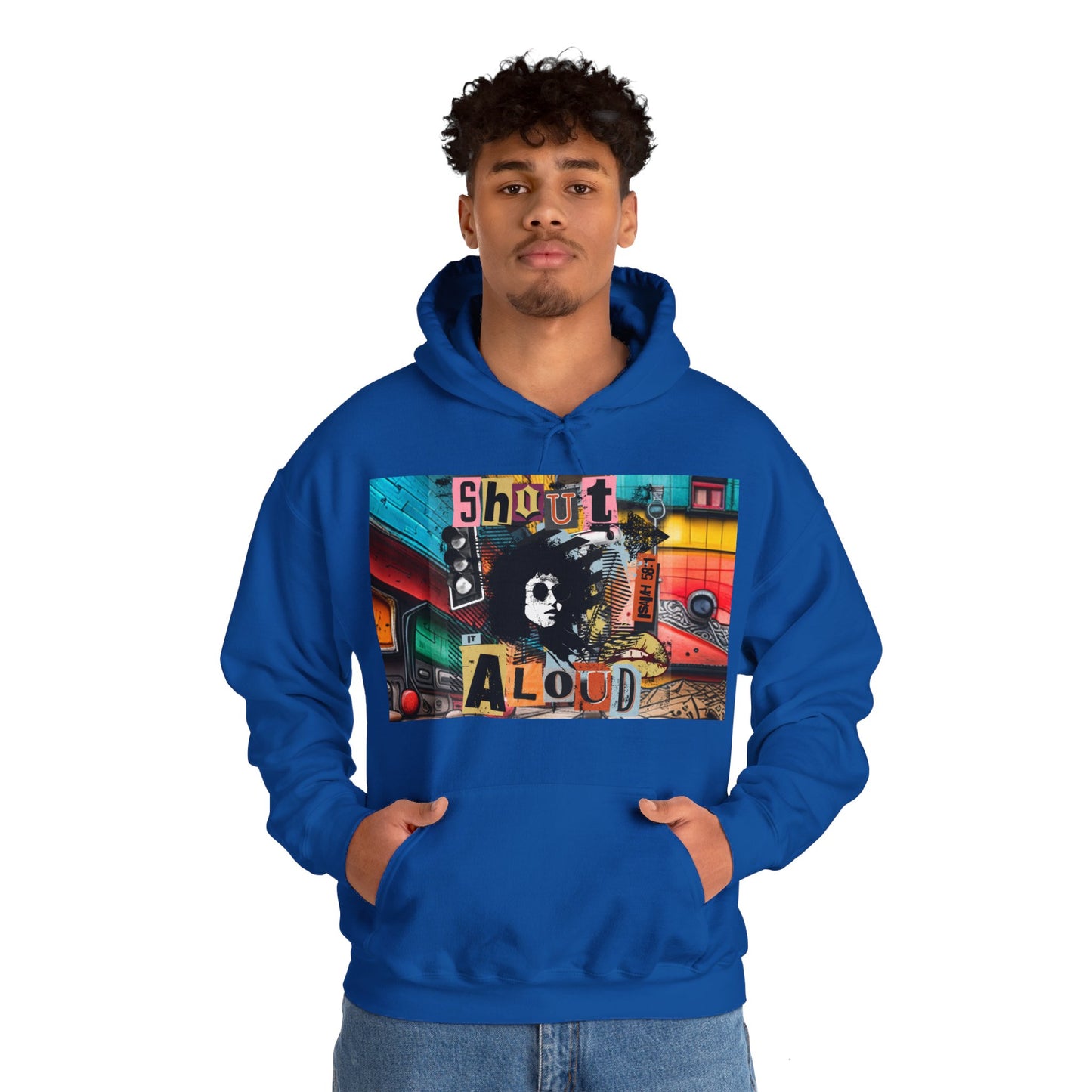 Shout It Aloud, Isaiah 58:1 - Unisex Heavy Blend™ Hooded Sweatshirt Sweater Pullover