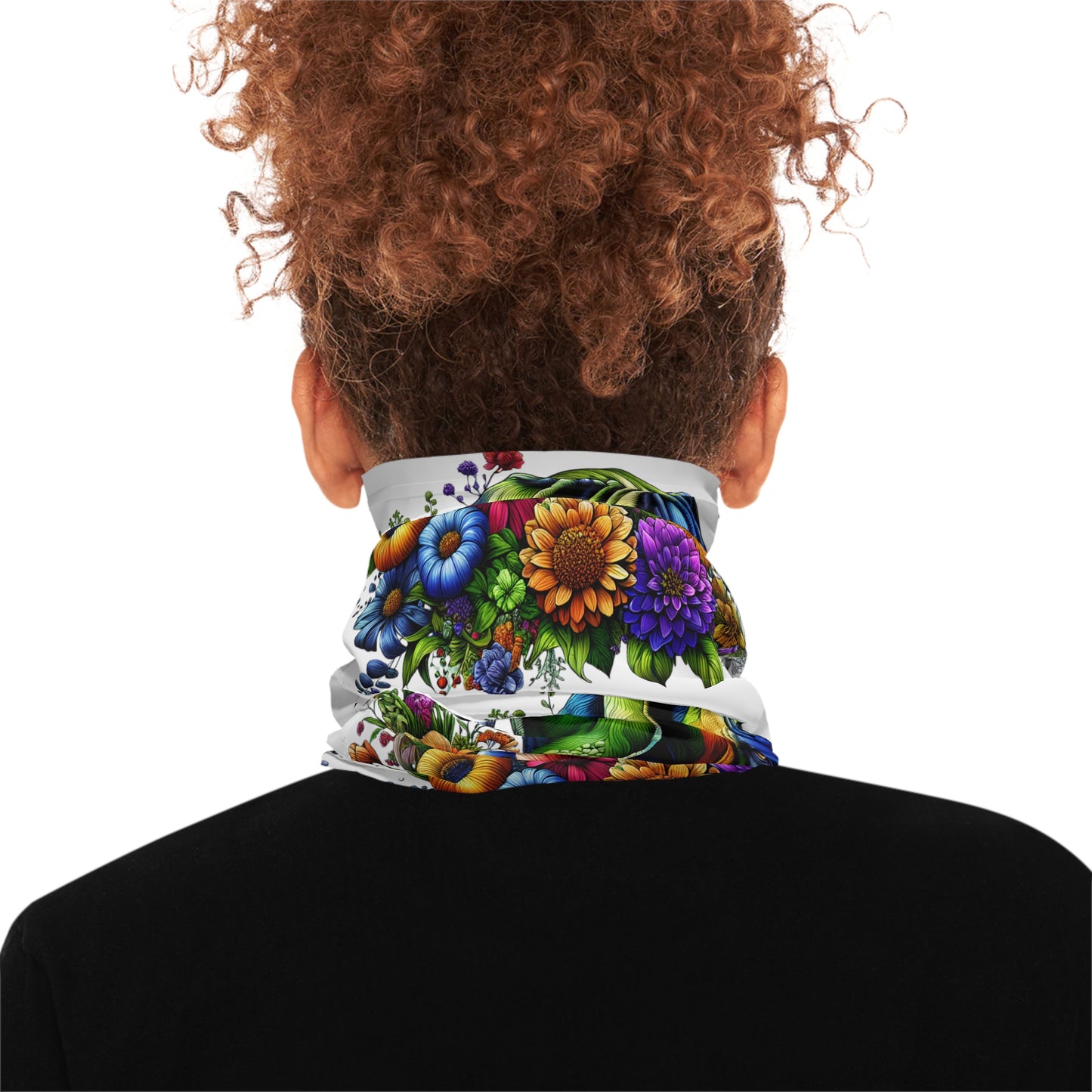 Botanical Great Dane dog - Lightweight Neck Gaiter