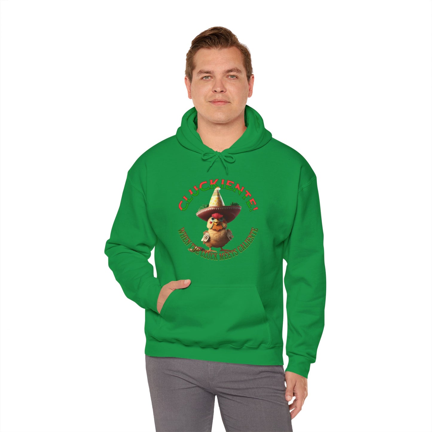 Cluckiente! When the cluck meets caliente - Unisex Heavy Blend™ Hoody