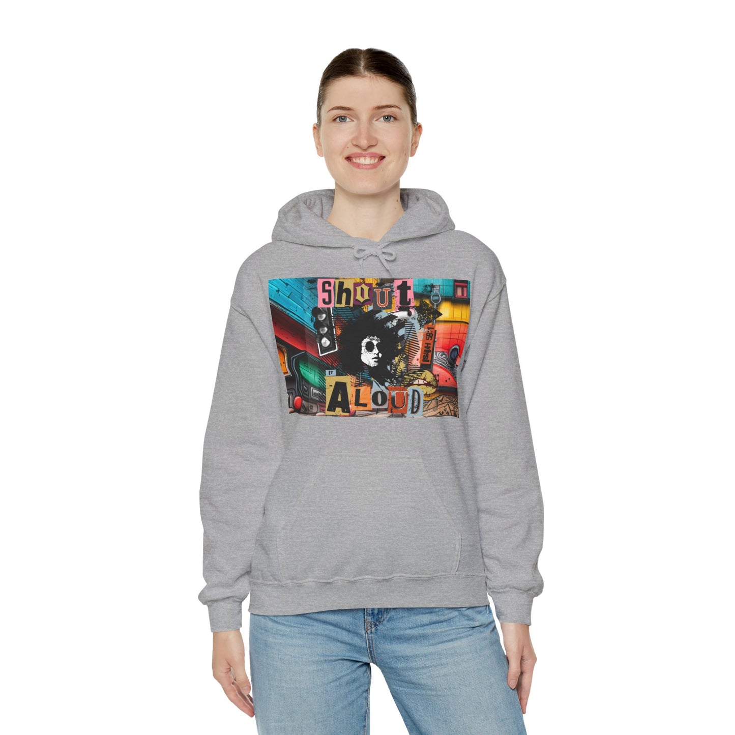 Shout It Aloud, Isaiah 58:1 - Unisex Heavy Blend™ Hooded Sweatshirt Sweater Pullover