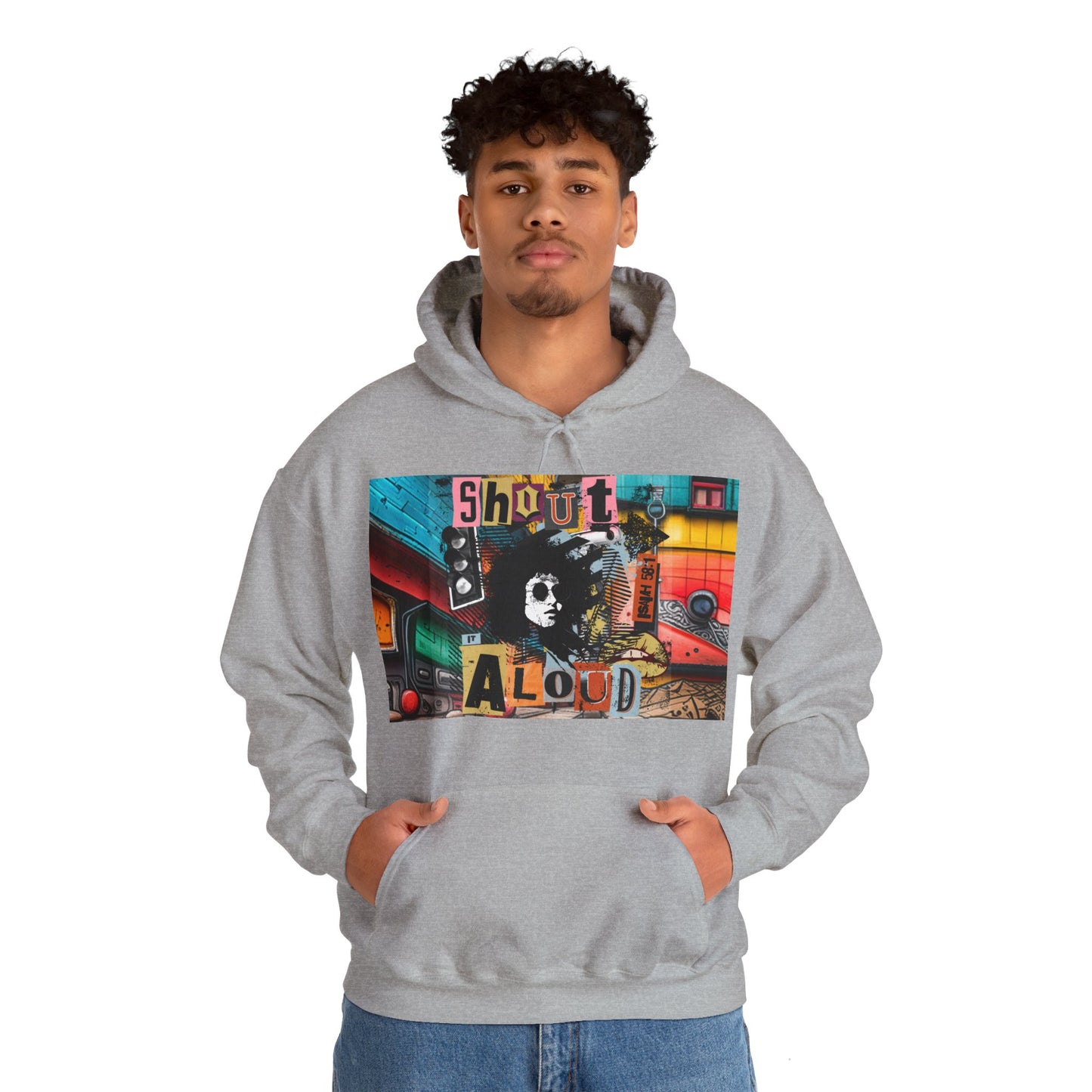 Shout It Aloud, Isaiah 58:1 - Unisex Heavy Blend™ Hooded Sweatshirt Sweater Pullover