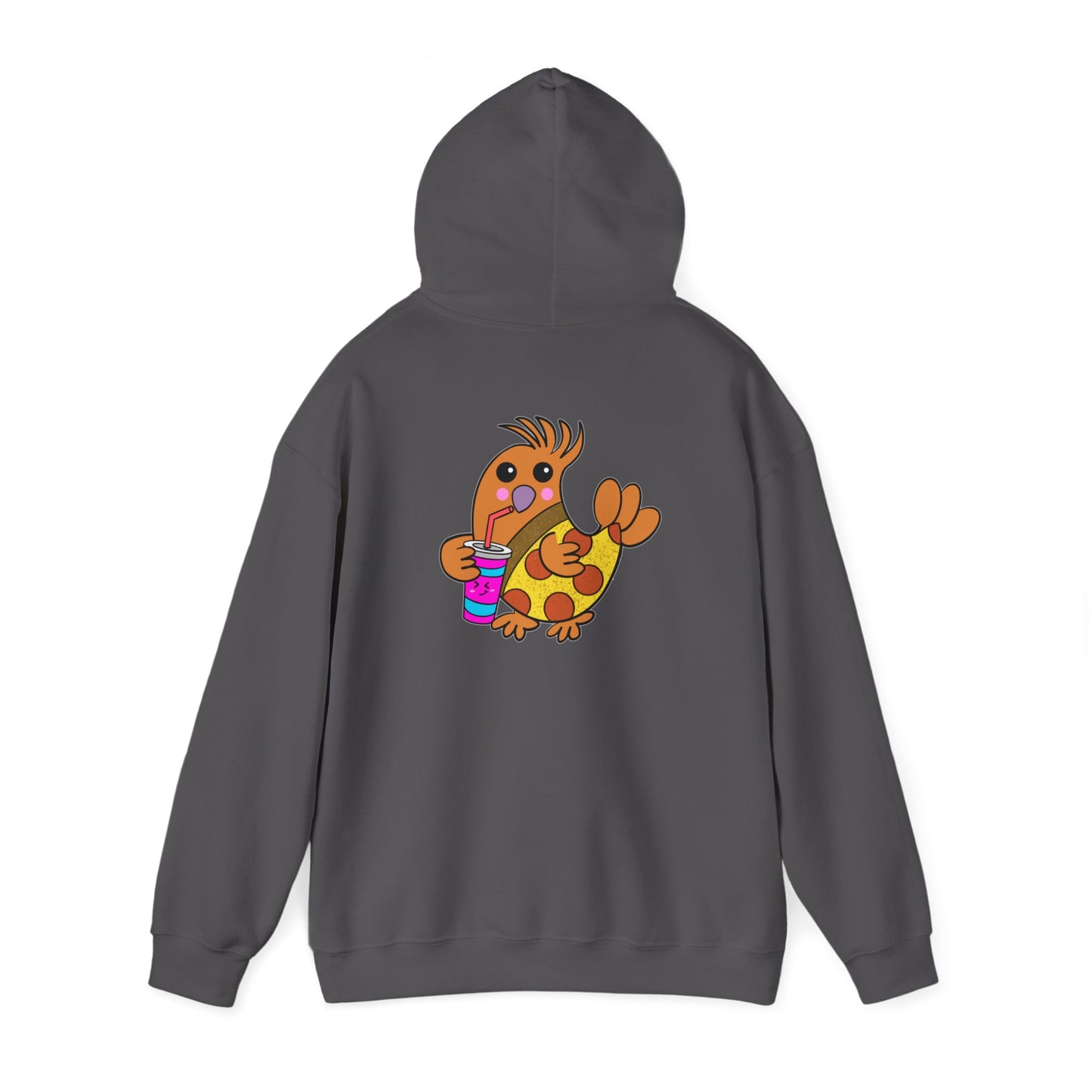 Chicken Pizza, Humor, Quirky - Unisex Heavy Blend™ Hooded Sweatshirt