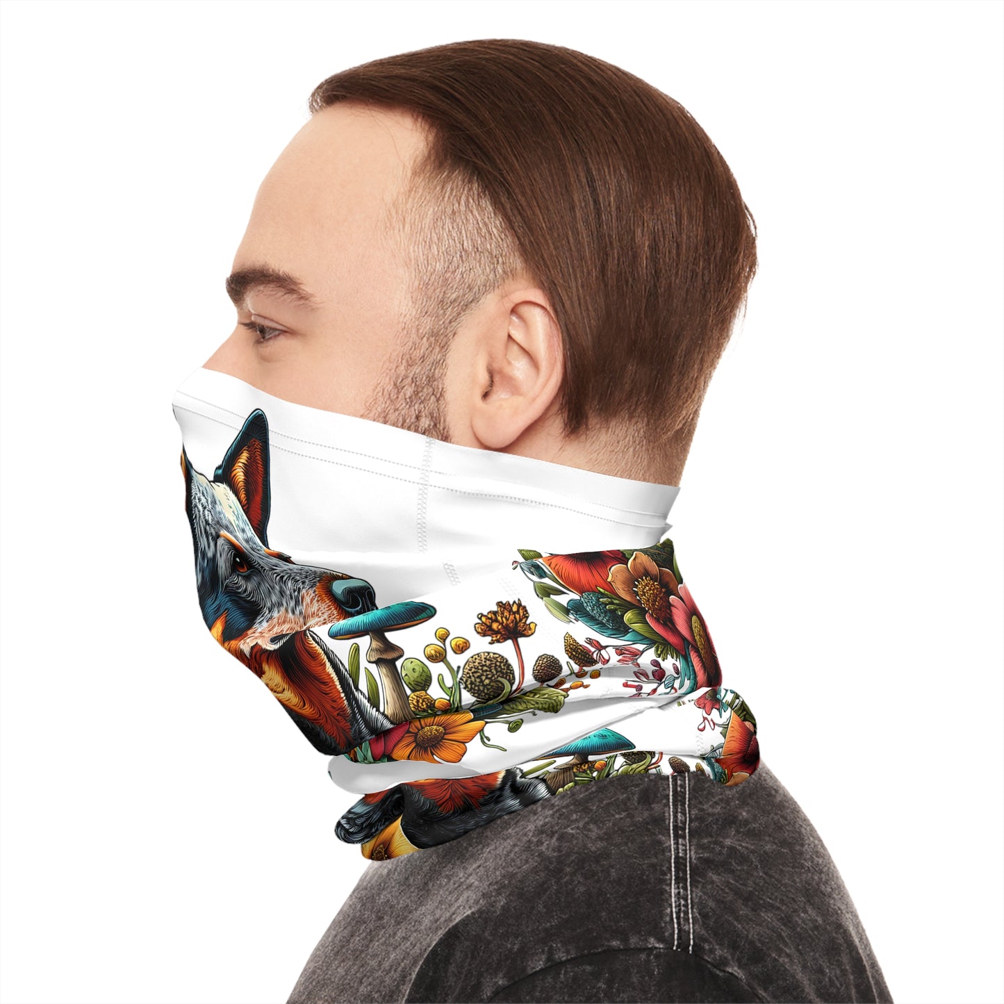 Botanical Australian Cattle dog - Lightweight Neck Gaiter