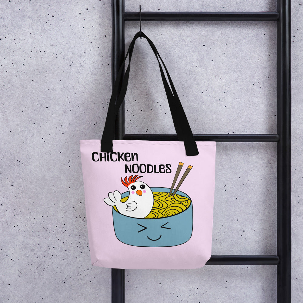 Chicken Noodles Tote bag