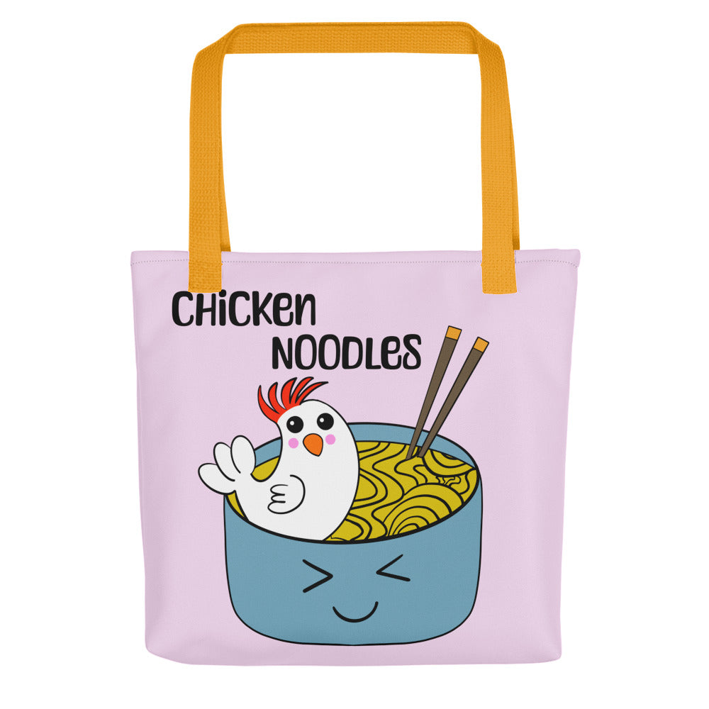 Chicken Noodles Tote bag