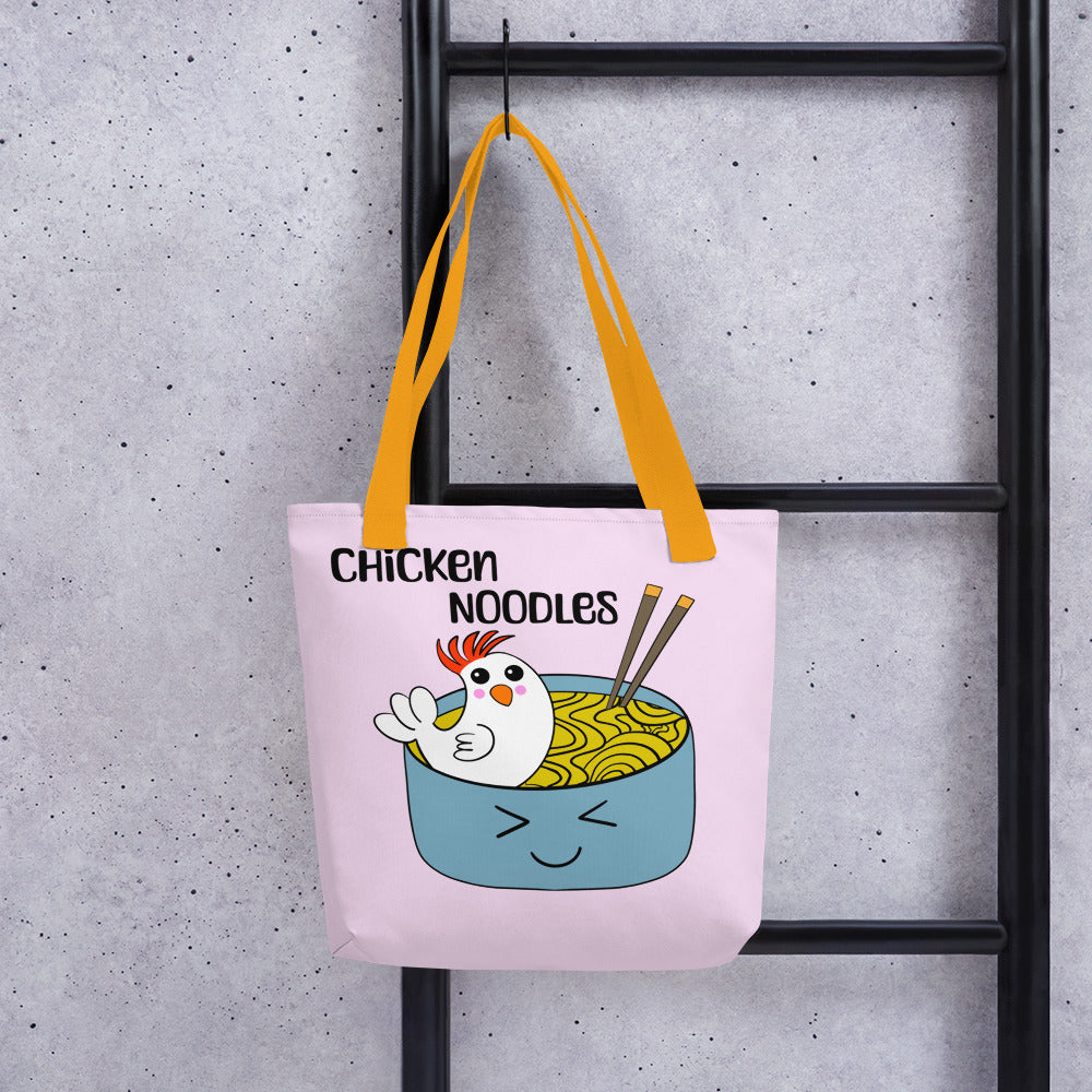 Chicken Noodles Tote bag