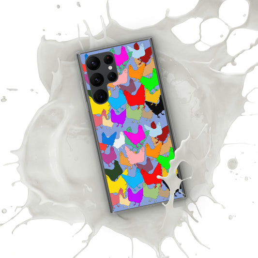 Colorful Chicken Soup Clear Case for Samsung®