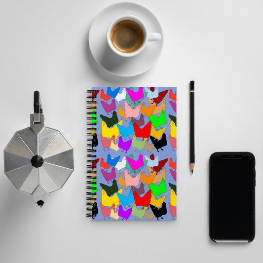 Colorful Chicken Soup Spiral notebook