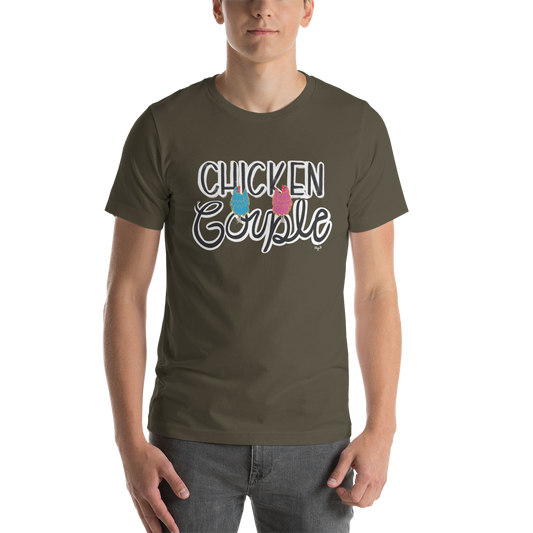 Chicken Couple III Short-sleeve unisex t-shirt