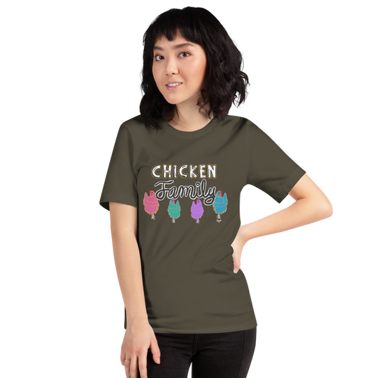 Chicken Family II Short-sleeve unisex t-shirt