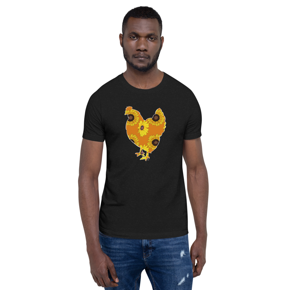 Sunflower Chicken I Short-sleeve unisex t-shirt