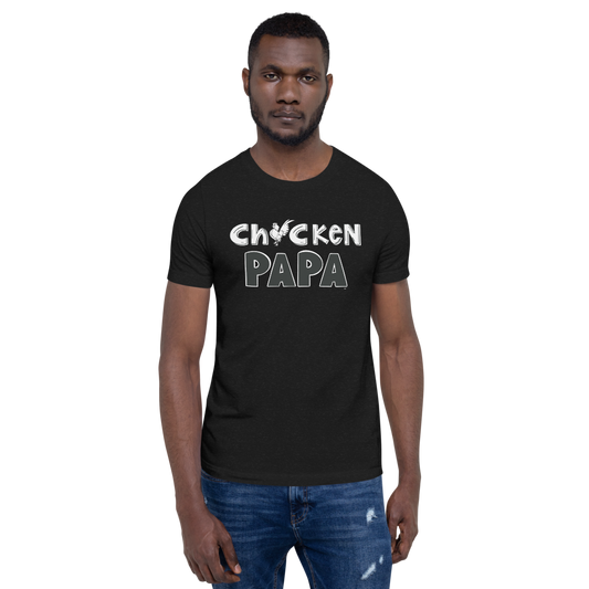 Chicken papa Short-sleeve unisex t-shirt