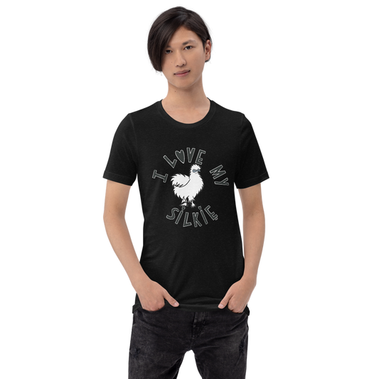 I Love My Silkie IV Short-sleeve unisex t-shirt