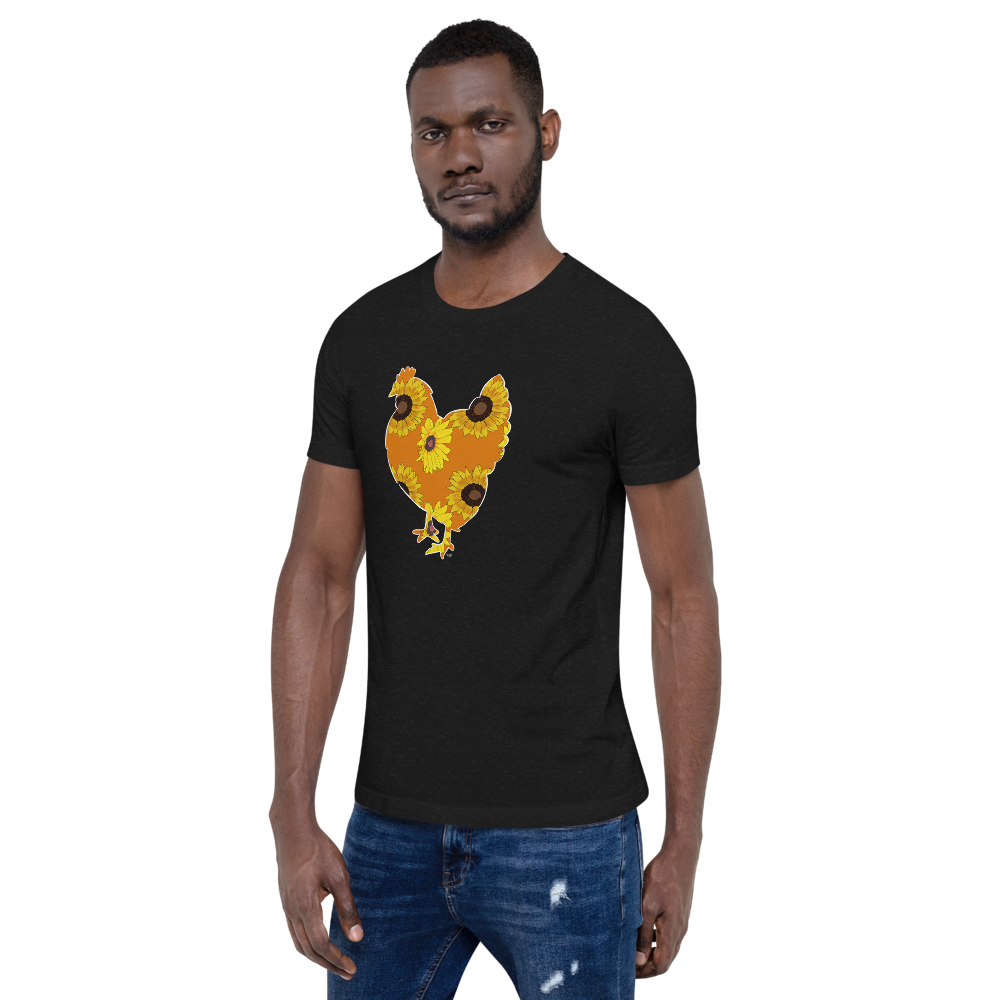 Sunflower Chicken I Short-sleeve unisex t-shirt