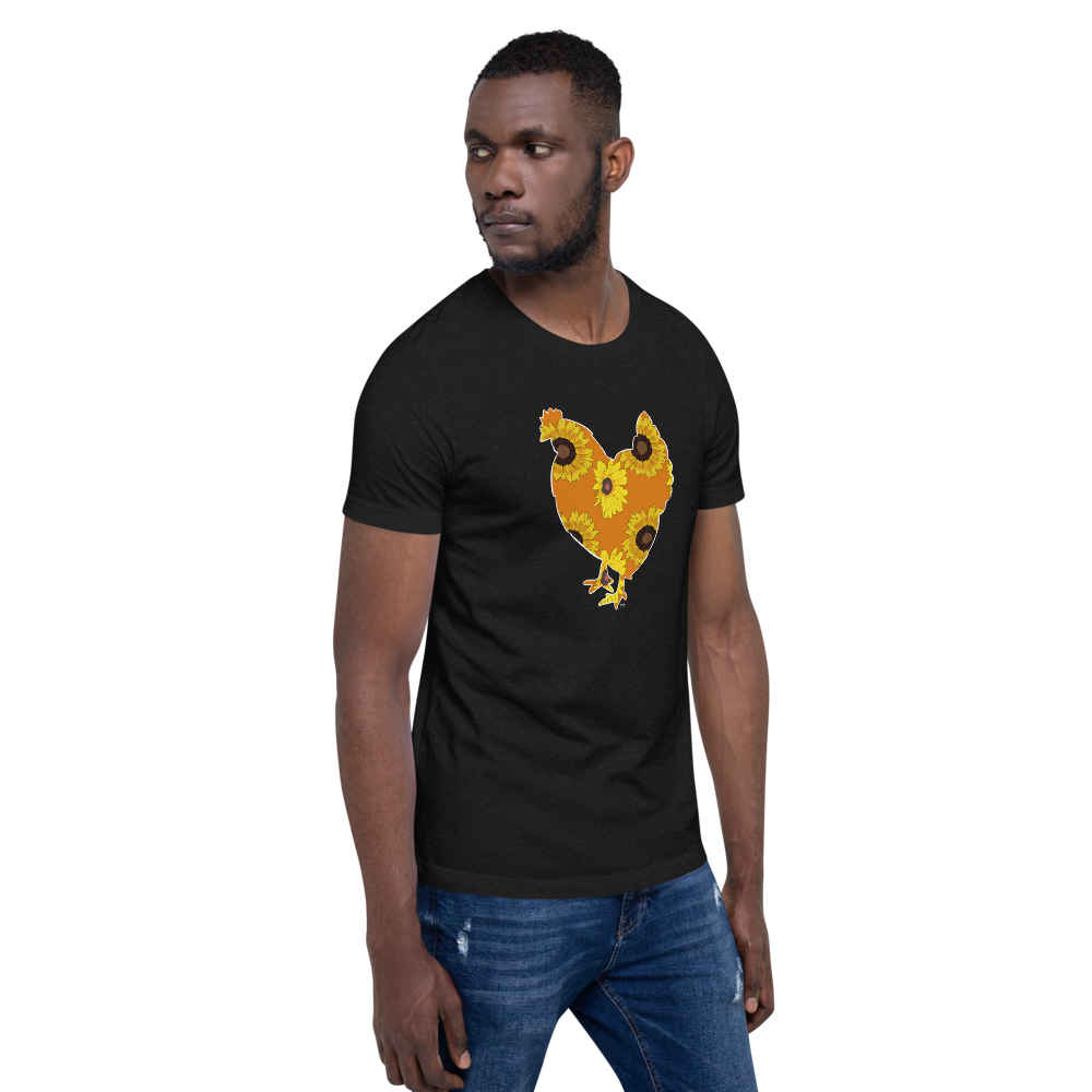 Sunflower Chicken I Short-sleeve unisex t-shirt