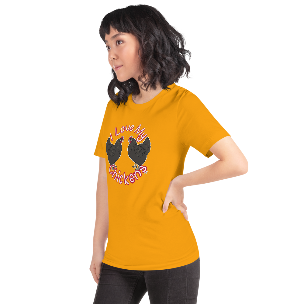 I Love My Chickens II Short-sleeve unisex t-shirt