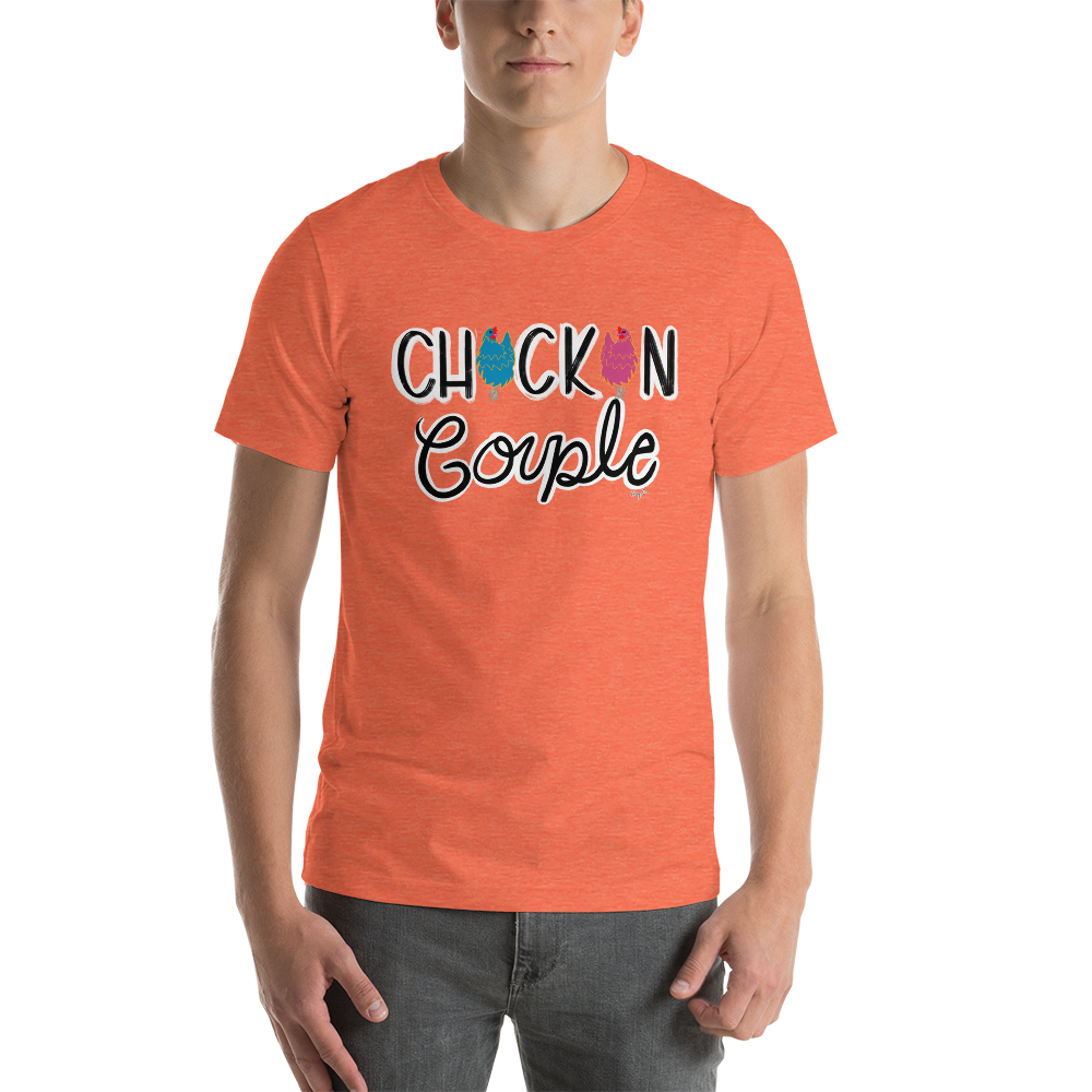 Chicken Couple III Short-sleeve unisex t-shirt