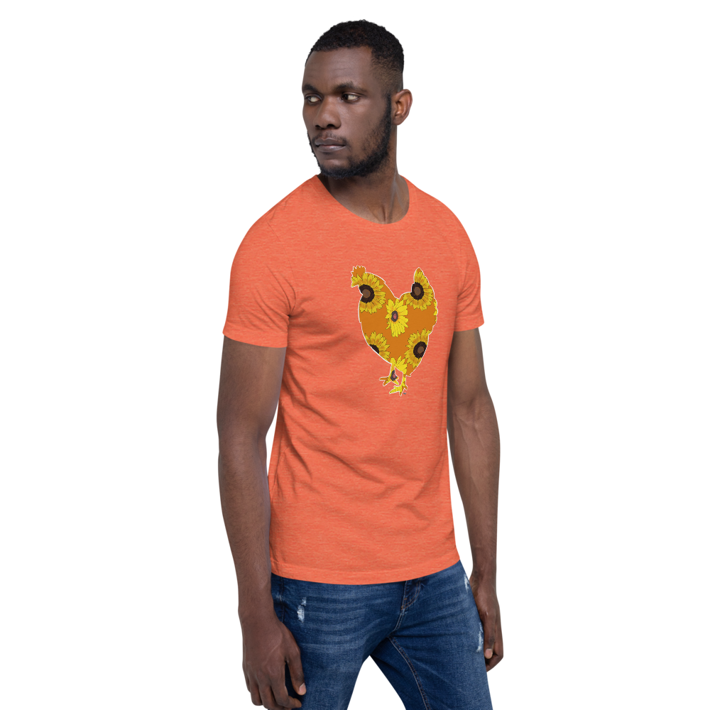 Sunflower Chicken I Short-sleeve unisex t-shirt