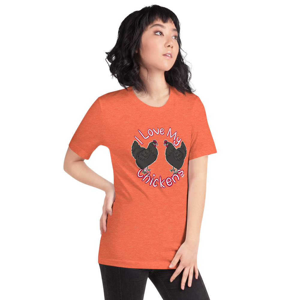 I Love My Chickens II Short-sleeve unisex t-shirt