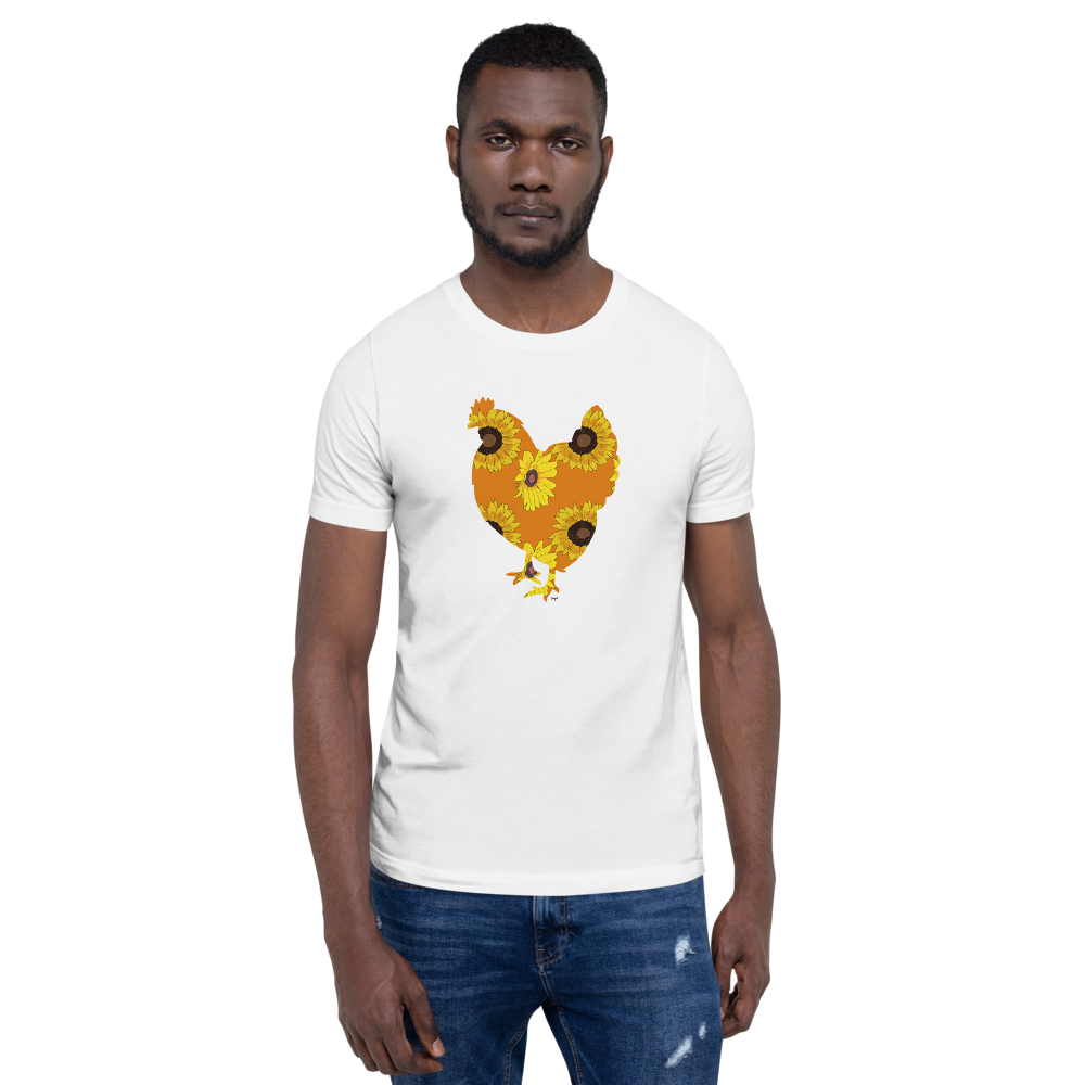 Sunflower Chicken I Short-sleeve unisex t-shirt