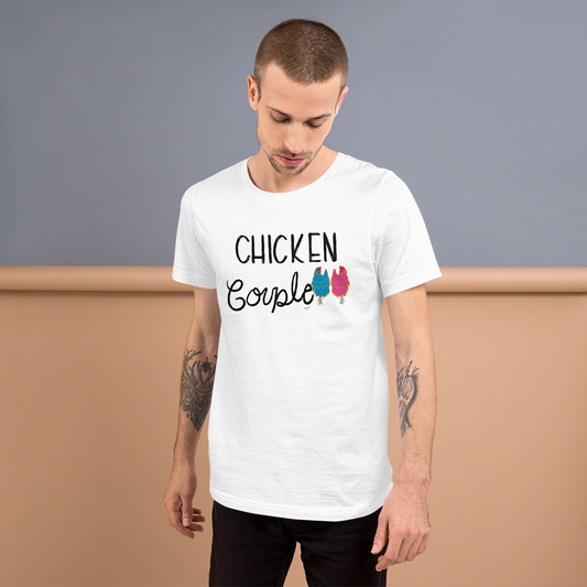 Chicken Couple II Short-sleeve unisex t-shirt