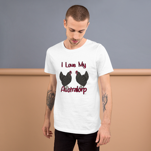 I Love My Australorp II Short-sleeve unisex t-shirt