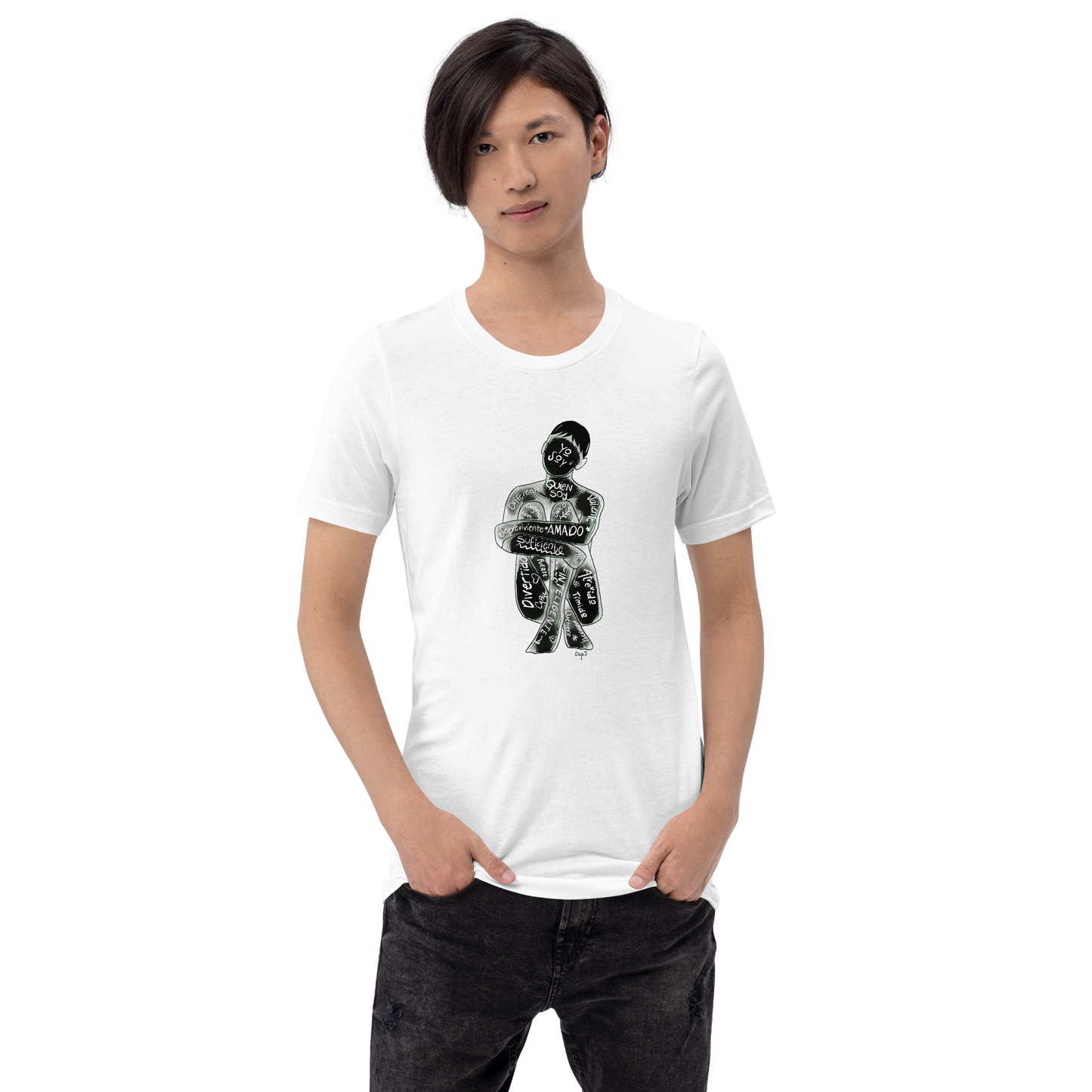 Yo Soy Quien Soy XVI Salud Mental Autoestima Amor Propio Camiseta de manga corta unisex