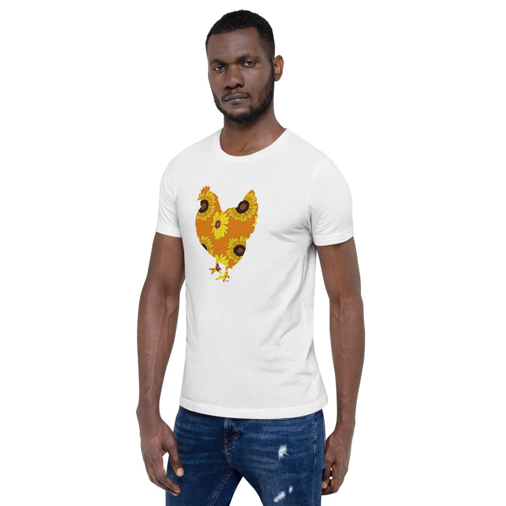 Sunflower Chicken I Short-sleeve unisex t-shirt