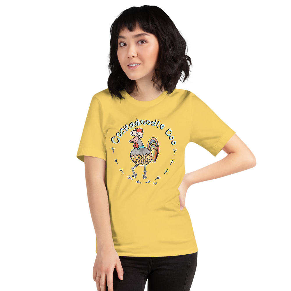 Cook-A-Doodle-Doo! Chicken Rooster Cartoon III Short-sleeve unisex t-shirt
